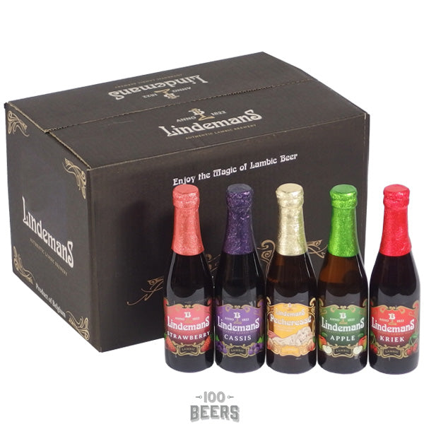Lindemans кашон с микс 24 броя плодови ламбици