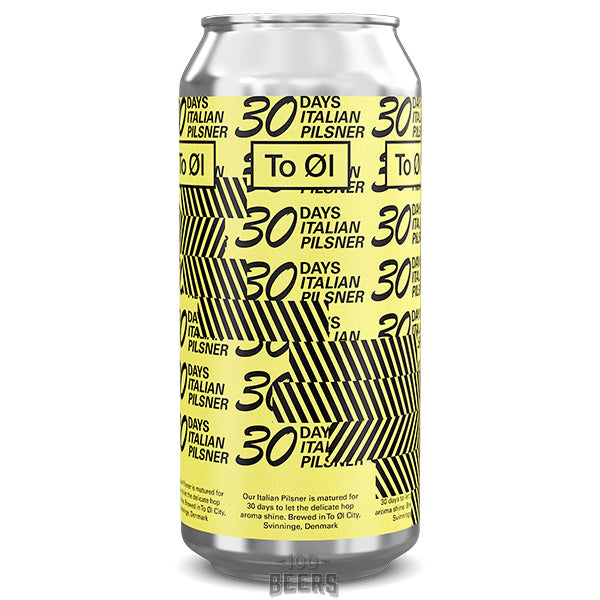 To Øl 30 Days Italian Pilsner