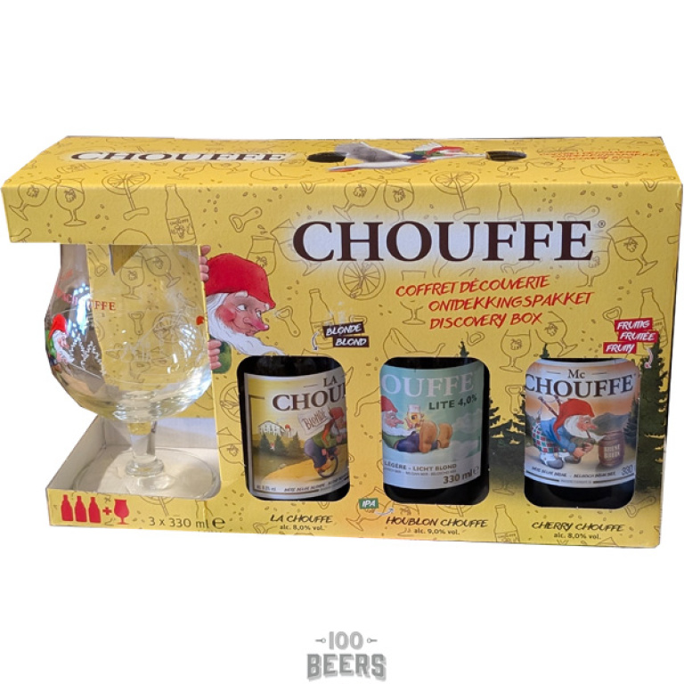 La Chouffe 3+1 подаръчен комплект